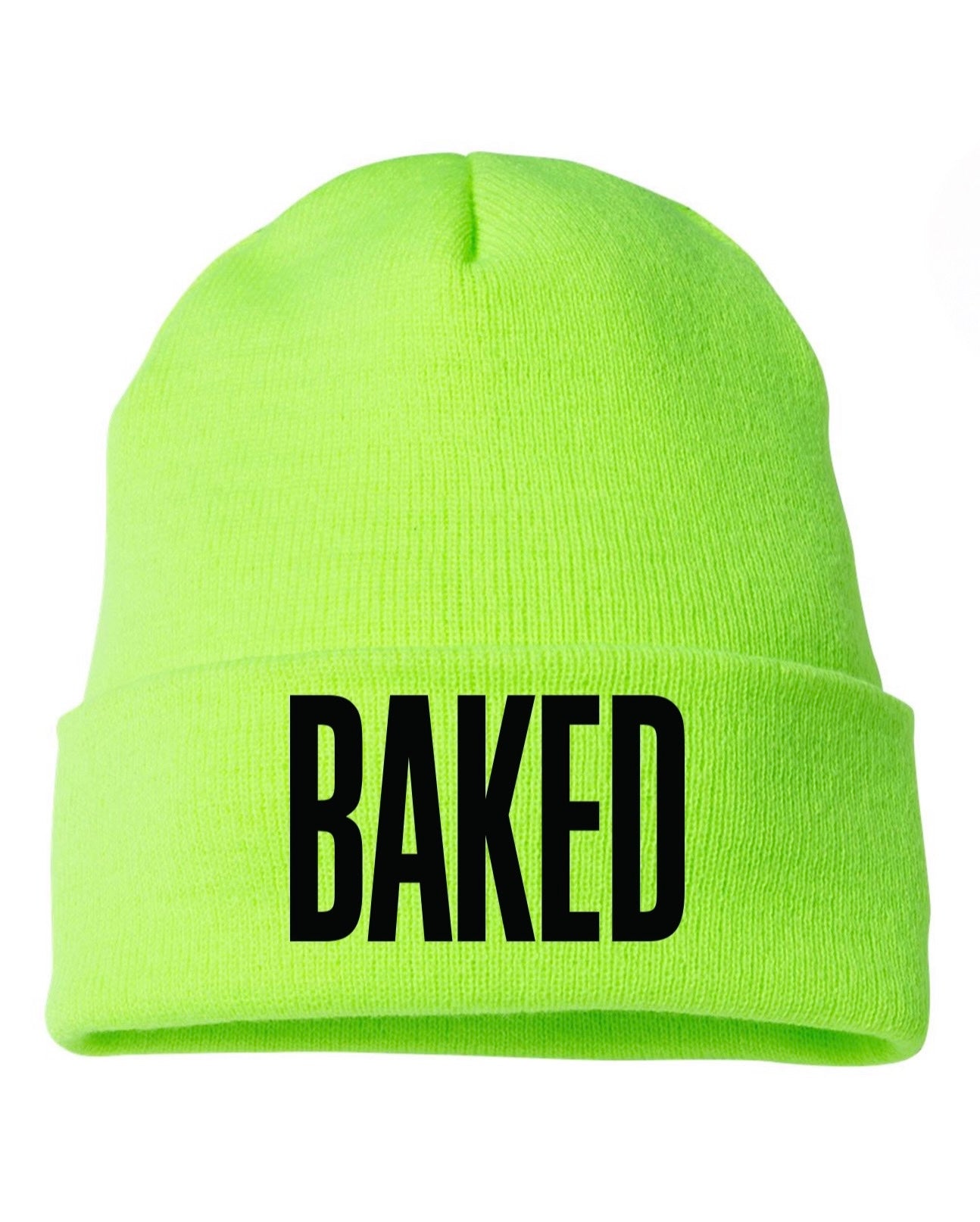 BAKED Beanie LIME Green